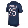 Paris Saint-Germain Nuno Mendes #25 Hemmatröja 2023-24 Korta ärmar